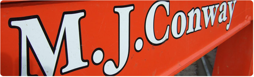 MJ Conway groundworks specialists