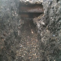 tunneling under exsisting foul and storm water pipes